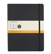 Notizbuch 707223, Classic Collection flexibler Einband, schwarz, A4, liniert, 70g, 96 Blatt / 192 Seiten