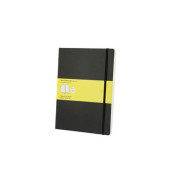 Notizbuch 707247, Classic Collection flexibler Einband, schwarz, A4, kariert, 70g, 96 Blatt / 192 Seiten