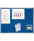 Pinnwand PRO Line PT830503, 180x120cm, Filz, Aluminiumrahmen, blau