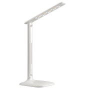 Schreibtischlampe Tropo  4424900, LED, dimmbar, zusammenklappbar, mit Standfuß, weiß