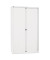 Aktenschrank EuroTambours™ PLUS ET412194SPWW696, Kunststoff/Stahl abschließbar, 5 OH, 120 x 198 x 43 cm, weiß