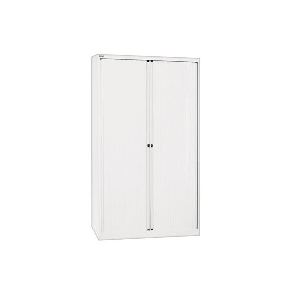 5020073830736 - Aktenschrank EuroTambours? PLUS ET412194SPWW696 Kunststoff Stahl abschließbar 5 OH 120 x 198 x 43 cm weiß 5020073830736 Bisl