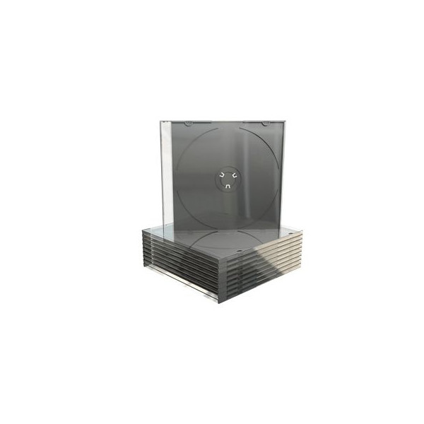 4260057123817 - Slim Cases transparent schwarz im 50er Pack 50 Stück