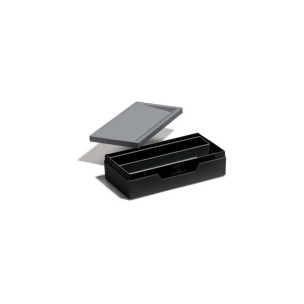 4005546702438 - - Stiftschale varicolor® job case 122 x 62 x 235 cm (b x h x t) abs Kunststoff anthrazit 2 Fächer