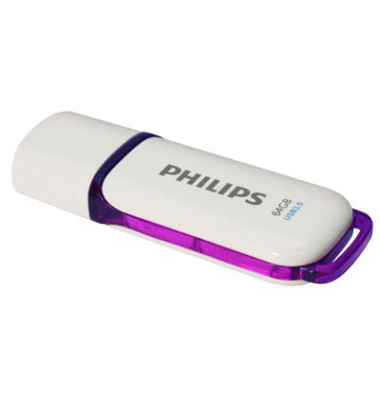 USB-Stick Snow FM64FD75B, wei&szlig;/violett, USB 3.0, 64 GB