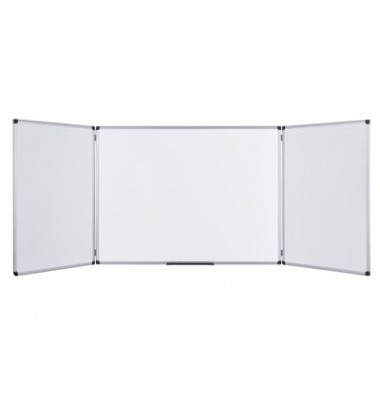 Whiteboard klappbar Trio Earth Maya, TR02030207790, 120/240x90cm, emailliert, Aluminiumrahmen