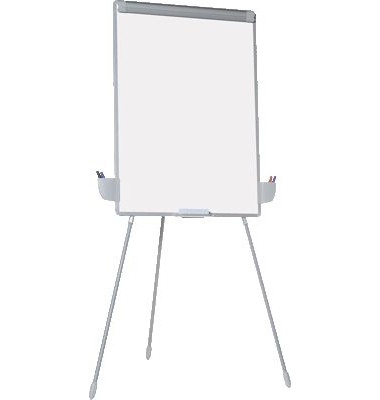 Flipchart Station 200, EA23060433, 70x100cm (BxH), wei&szlig;, mit Beinen