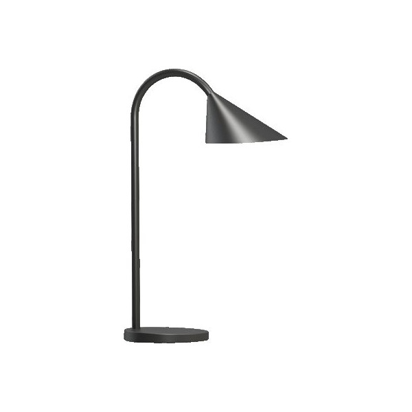 3595560012794 - Genérica - Lampara de escritorio unilux sol led 4w brazo flexible abs y metal negro base 14 cm diametro