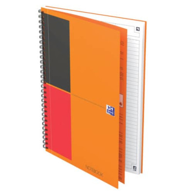 Notizbuch 400080785, International Notebook Connect, orange, B5, liniert, 90g, 80 Blatt / 160 Seiten