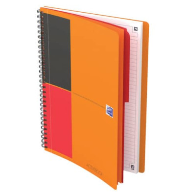 Notizbuch 400080787, International Activebook, farbig sortiert, B5, liniert, 90g, 80 Blatt / 160 Seiten