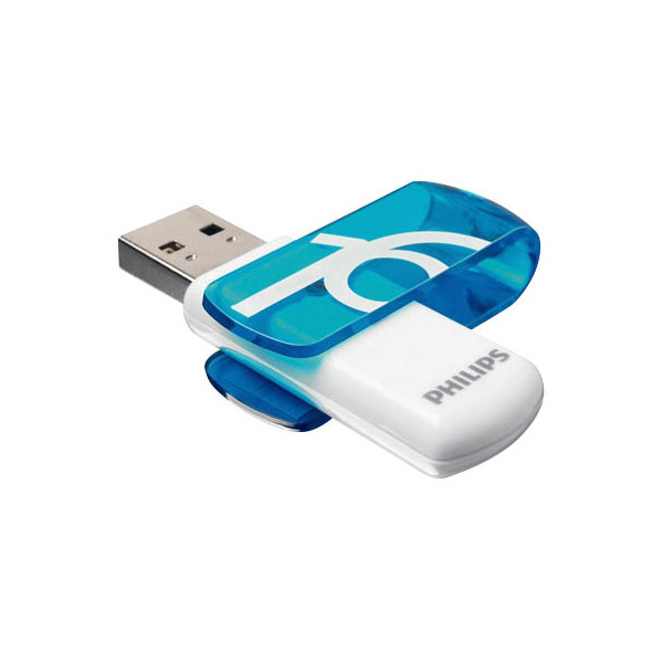 8712581404970 - USB-Stick Vivid FM16FD00B blau weiß USB 30 16 GB 8712581404970 Philips