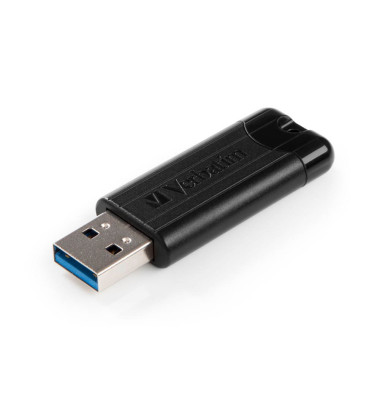 USB-Stick Pinstripe 49319, schwarz, USB 3.0, 128 GB