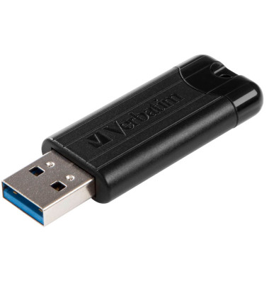 USB-Stick Pinstripe 49316, schwarz, USB 3.0, 16 GB