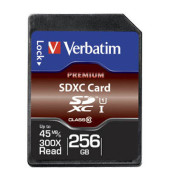 Speicherkarte Premium 44026, SDXC, Class 10, bis 90 MB/s, 256 GB