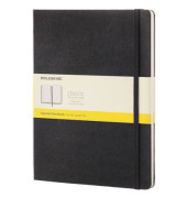 Notizbuch 895292, Classic Collection fester Einband, schwarz, A4, kariert, 70g, 96 Blatt / 192 Seiten
