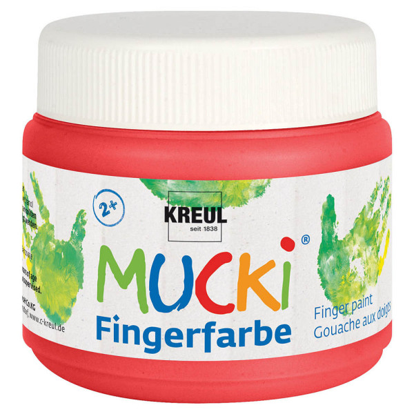 4000798031053 - Mucki Fingerfarbe rot 150 ml Kinderbasteln - Kreul 4000798031053 - Mucki Fingerfarbe rot 150 ml Kinderbasteln - Kreul