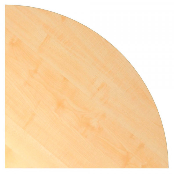 4032062003817 - HAMMERBACHER Verbindungsplatte Haziender ahorn dreieckig abgerundet 800 x 800 x 25 cm