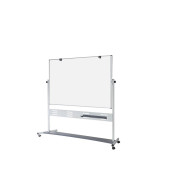 Stativdrehtafel-Whiteboard Evolution, QR5204GR, 120x90cm, emailliert, Aluminiumrahmen