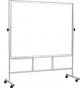 Stativdrehtafel-Whiteboard Revolver Plus, QR3404, 150x120cm, Aluminiumrahmen