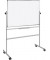 Stativdrehtafel-Whiteboard Mobile, QR0401, 150x120cm (BxH), Melamin, Aluminiumrahmen