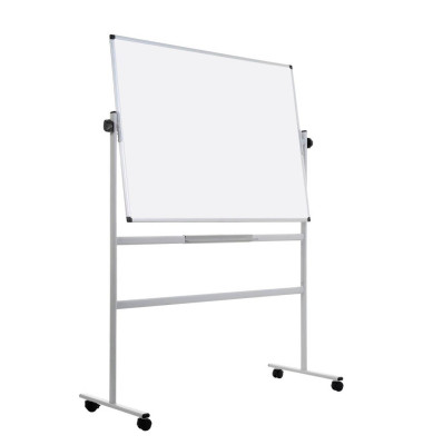Stativdrehtafel-Whiteboard Maya, QR0703, 200x100cm, lackiert, Aluminiumrahmen