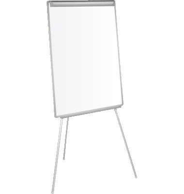Flipchart, EA2306046, 70x100cm (BxH), grau, mit Beinen, mit 2 Seitenarmen