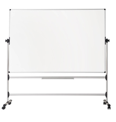 Stativdrehtafel-Whiteboard Earth, RQR0524, 180x120cm, emailliert, Aluminiumrahmen