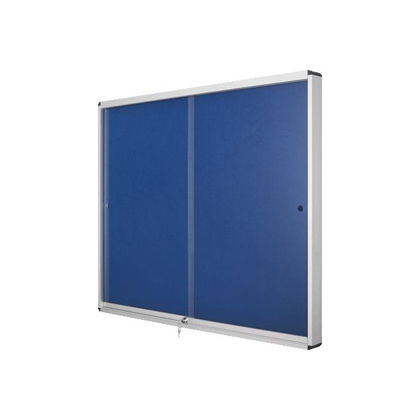5603750528777 - Schaukasten Exhibit VT690207160 8xA4 (A1) blau silber Filz pinnbar 5603750528777 Bi-Office
