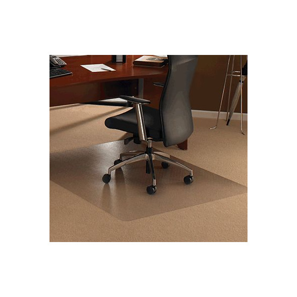 5060044741500 - Bodenschutzmatte Ecotex evolutionmat 75 x 120 cm Form O für Teppichböden transparent Polymer 5060044741500 Floortex