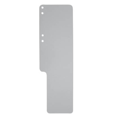 Aktenfahnen 13710B grau 320g gelocht 10x32cm