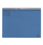 Hängehefter Exaflex 370207B, A4 blau Karton 320g