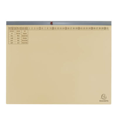 Hängehefter Exaflex 370222B, A4 chamois Karton 320g