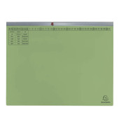 Hängehefter Exaflex 370225B, A4 grün Karton 320g