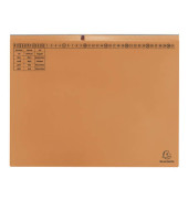 Hängehefter Exaflex 370309B, A4 orange Karton 320g