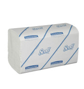 Falthandt&uuml;cher Control 6663, 21,5x31,5cm, 1-lagig, Interfold-Falz (W-Falz), wei&szlig;, Recycling-Tissue