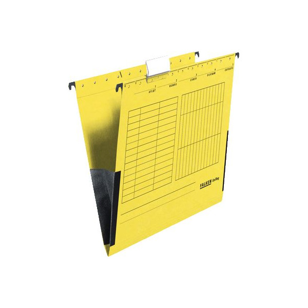 4014481086978 - Hängetasche UniReg Manilakarton (RC) seitlich Frösche A4 gelb 4014481086978 5 Stück