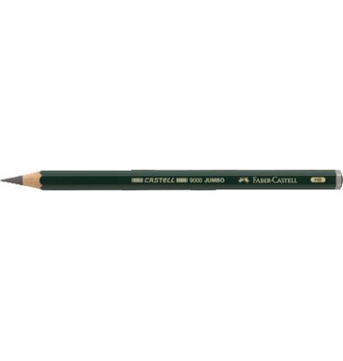Bleistift Castell 9000 Jumbo, 119300, dunkelgrün, k.A., HB Bleistift Castell 9000 Jumbo, 119300, dunkelgrün, k.A., HB