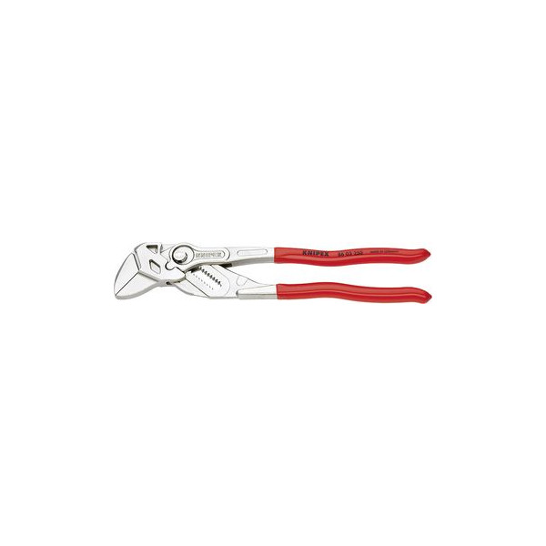 4003773033837 - bis SW46 verchromt Kunststoff überzogen Knipex 86 03 250 Zangenschlüssel 250mm bis SW46 verchromt Kunststoff überzogen 4003773033837