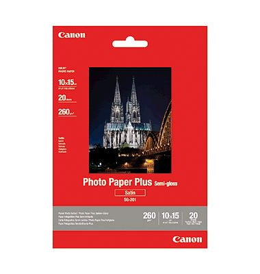 Fotopapier SG-201 Plus Semigloss SG201A3, A3, für Inkjet, 260g weiß seidenmatt einseitig bedruckbar