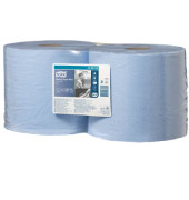 Wischtuchrollen Advanced 420 2-lagig, Länge: 255m, blau 130052