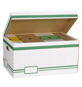 Archivcontainer 279929, A4, weiß, innen 52,3x26x34,5cm, Karton