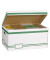 Archivcontainer 279929, A4, weiß, innen 52,3x26x34,5cm, Karton