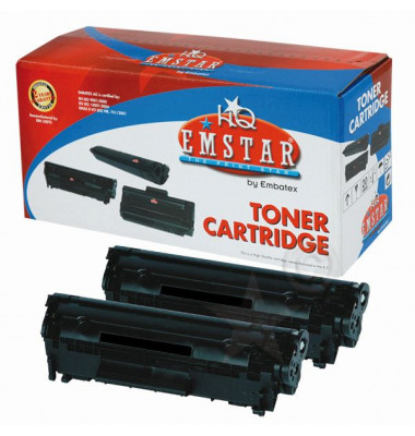 Toner H620 schwarz ca 2000 Seiten kompatibel zu Q2612A 12A