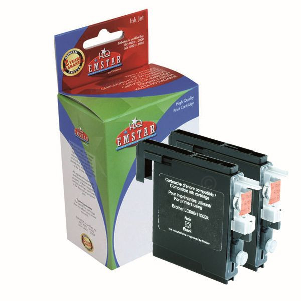 9004987103144 - Druckerpatrone B54 kompatibel zu brother LC-980BK Doppelpack 2x schwarz 9004987103144 2 Stück