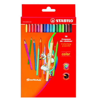 Buntstifte Swano Color Farbstiftetui zu 18