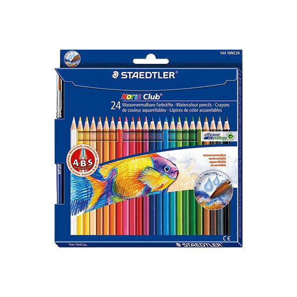 5 Stück Staedtler 14410NC24 Aquarell Farbstiftetui Noris Club 24St 4007817144282 Staedtler 24 Stück