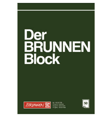 Briefblöcke A4 blanko 1052726 ohne Rand