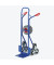 Sackkarre 20-9855 tragfähig bis 150kg blau 30x22,5cm Stahl mit 3-Rad-Stern für Treppen