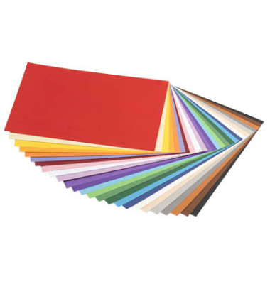 Tonzeichenpapierblock A4 130g 25 farbig sortiert 64/500 09