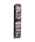 Prospekthalter Mesh 26 x 129 x 9,5 cm (B x H x T) DIN A4 Stahl schwarz 10 Fächer